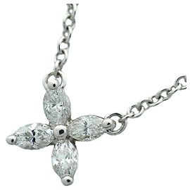 Autre Marque Collier Tiffany & Co. Victoria Mini en platine Autre