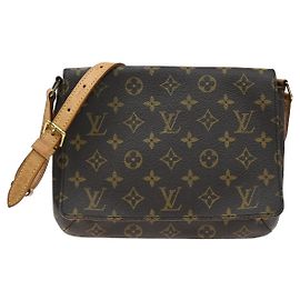 Louis Vuitton Musette Tango Monogram Canvas Marrone