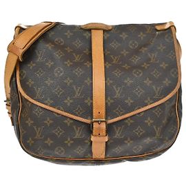 Louis Vuitton Saumur Monogram Canvas 35 Brown