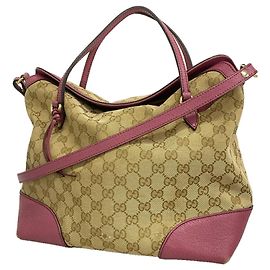 Sac à main Gucci GG Canvas Marron Violet