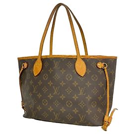 Borsa Tote Louis Vuitton Monogram Neverfull PM Marrone
