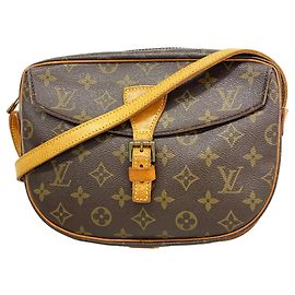 Borsa a tracolla Louis Vuitton Monogram Jeune Fine MM Marrone