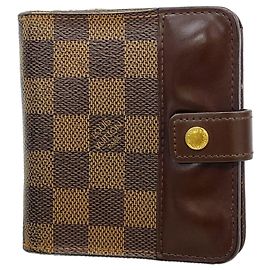 Cartera Compact Zip Louis Vuitton Damier Damier ebene