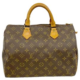 Louis Vuitton Monogram Speedy 30 Handtasche Braun