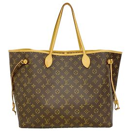 Saco Tote Louis Vuitton Monogram Neverfull GM Marrom