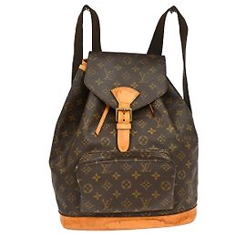 Louis Vuitton Vintage Montsouris Monogram Canvas GM Marrom