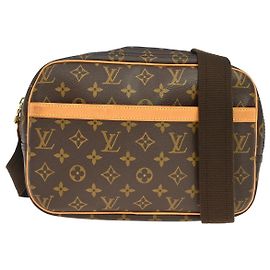 Louis Vuitton Reporter Monogram Canvas PM Marrone