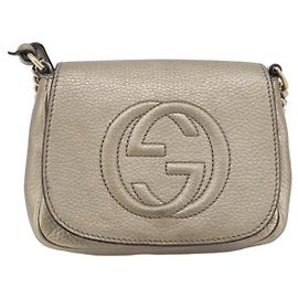 Gucci Soho Chain Leather Small D'oro