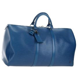 Louis Vuitton Keepall Epi Leather 50 Blue