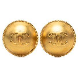 Chanel Ohrringe Gold Golden