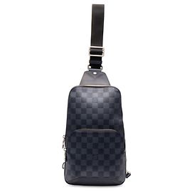 Louis Vuitton Damier Infini Avenue Sling Bag Navy blue
