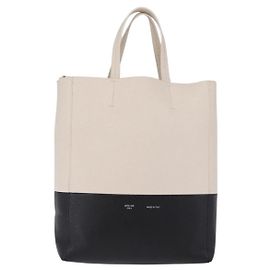 Céline Celine Vertical Bi-Cabas Leather Small Negro