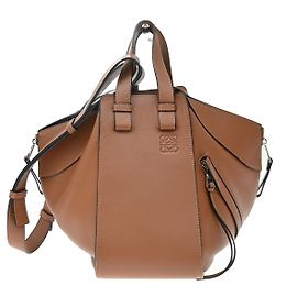 Loewe Hammock Leather Small Marron