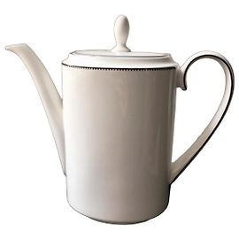 Vera Wang for Wedgwood Blanc et Noir Porcelain Teapot Black White