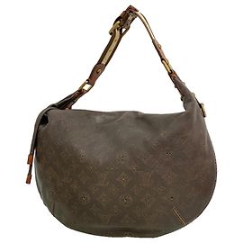 Louis Vuitton Onata Cuir Shoulder Bag GM Dark brown