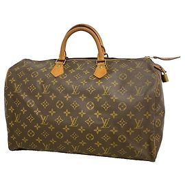Sac à main Louis Vuitton Monogram Speedy 40 Marron