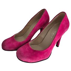 Jonak Escarpins Daim Rose Fuchsia - Taille 37 Rose