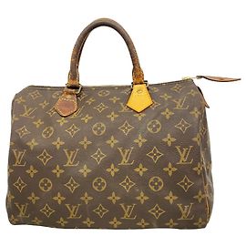 Louis Vuitton Monogram Speedy 30 Handtasche Braun