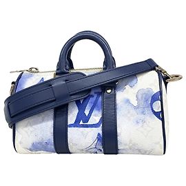 Louis Vuitton Monogram Watercolor Keepall XS Handtasche Blau