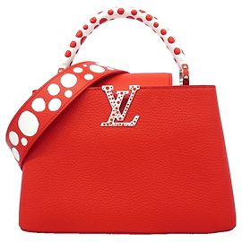 Bolso Louis Vuitton Capucines BB Roja