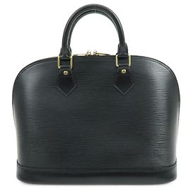 Louis Vuitton Alma Epi Leather MM Schwarz