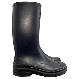 Botas de lluvia Chanel T.37 Azul