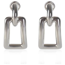 Boucles d'oreilles Tiffany & Co. en argent sterling 2002 à maillons rectangulaires Autre