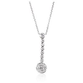 Pendente a Goccia Circlet in Platino e Diamanti Tiffany & Co. Altro