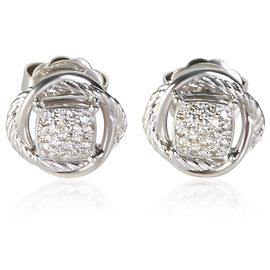 Boucles d'oreilles Infinity en argent sterling et diamants David Yurman Autre