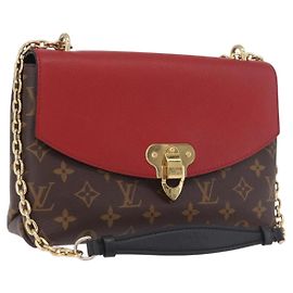 Louis Vuitton Saint Placide Tela Monogramma e Pelle Marrone
