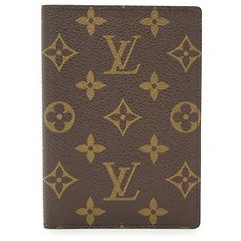 Louis Vuitton Housse de passeport Monogram Couverture Marron
