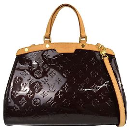 Louis Vuitton Brea Monogram Vernis MM Lila