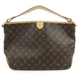 Louis Vuitton Delightful Monogram Canvas PM Castaño