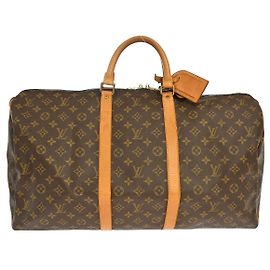Louis Vuitton Keepall Monogram Canvas 55 Brown