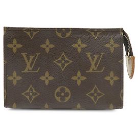 Louis Vuitton Toiletry Pouch Monogram Canvas 15 Brown