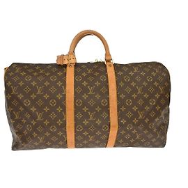 Louis Vuitton Keepall Bandoulière Monogram Canvas 55 Marrom