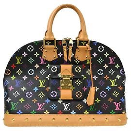Louis Vuitton Alma Monogram Multicolor GM Negro
