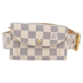 Ceinture Louis Vuitton Solo Damier Blanc
