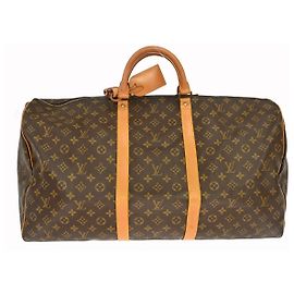 Louis Vuitton Keepall Monogram Canvas 60 Brown