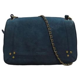 Jerome Dreyfuss Jérôme Dreyfuss Bobi Leather Shoulder Bag Blue