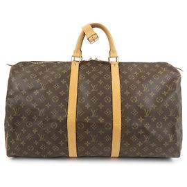 Louis Vuitton Keepall Monogram Canvas 55 Braun