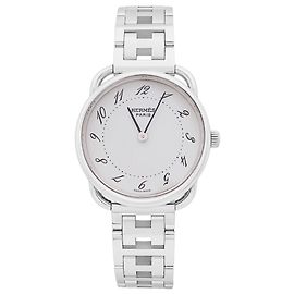 Hermès Uhr, "Arceau", Stahl, petit modèle. Andere