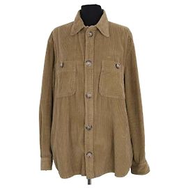 Isabel Marant Khaki Cotton Overshirt M Khaki