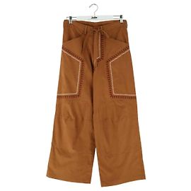 Autre Marque Pantaloni larghi camel Cammello