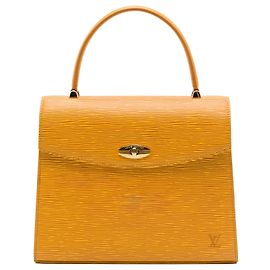 Sac à main Louis Vuitton Epi Malesherbes Jaune Jaune