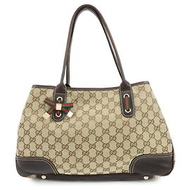 Gucci Princy Zip GG Canvas Medium Beige