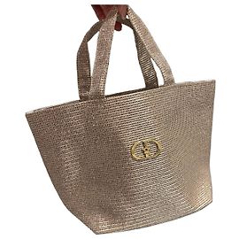 Borsa Tote Christian Dior Glitter Oro