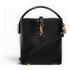 Autre Marque Saint Laurent Le 37 Mini Bolso de Cuero Negro Negro