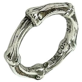 Autre Marque Tiffany Vintage Bamboo Ring Silber