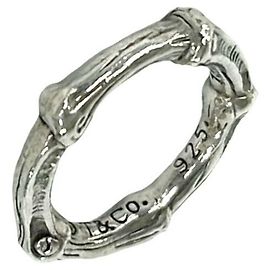 Autre Marque Tiffany Vintage Bamboo Ring aus Sterling Silber 925 Silber